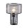 Lampe de table décorative verre fumé E27 35 cm champignon rétro