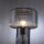 Lampe de table décorative verre fumé E27 35 cm champignon rétro