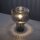 Lampe de table décorative verre fumé E27 35 cm champignon rétro