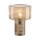 Lampe de table verre en ambre E27 35 cm champignon rétro