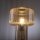 Lampe de table verre en ambre E27 35 cm champignon rétro