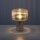 Lampe de table verre en ambre E27 35 cm champignon rétro