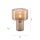 Lampe de table verre en ambre E27 35 cm champignon rétro