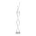 Lampadaire LED Wellen en acier dimmable 53 W 140 cm