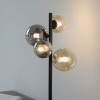 Lampe de table gris fumée ambre 48 cm G9 3000 K verre