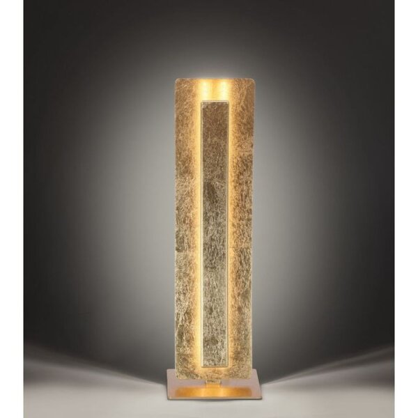 Elégante lampe de table LED blanc chaud 40,5 cm en feuille dor