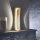 Elégante lampe de table LED blanc chaud 40,5 cm en feuille dor