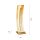 Elégante lampe de table LED blanc chaud 40,5 cm en feuille dor