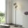 Lampadaire gris fumée ambre verre 155 cm G9 2100 lm