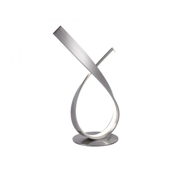 Lampe de table LED élégante en acier 3000 K 11 W à intensité variable