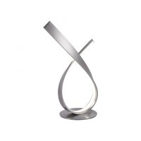 Lampe de table LED élégante en acier 3000 K...