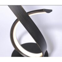 Élégante lampe de table LED brun rouille...