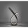 Élégante lampe de table LED brun rouille 38,5 cm à intensité variable