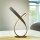 Élégante lampe de table LED brun rouille 38,5 cm à intensité variable