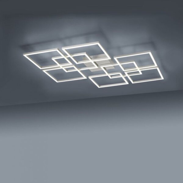 Plafonnier LED à changement de température de couleur 58 W en acier