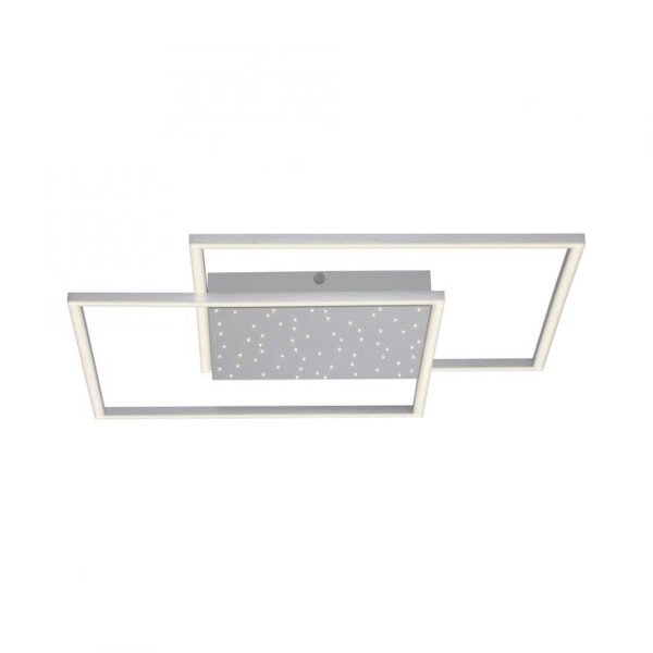 Plafonnier LED avec ciel de nuit en acier 49 W dimmable