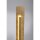 Elégant lampadaire LED blanc chaud 141 cm en feuille dor