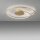 Plafonnier LED Anneaux lumineux en métal doré L:70 cm