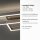 Lampe de plafonnier LED argent élégante Télécommande à intensité variable