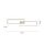 Lampe de plafonnier LED argent élégante Télécommande à intensité variable