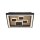 Plafonnier LED Bois Noir Interrupteur de série L:48 cm