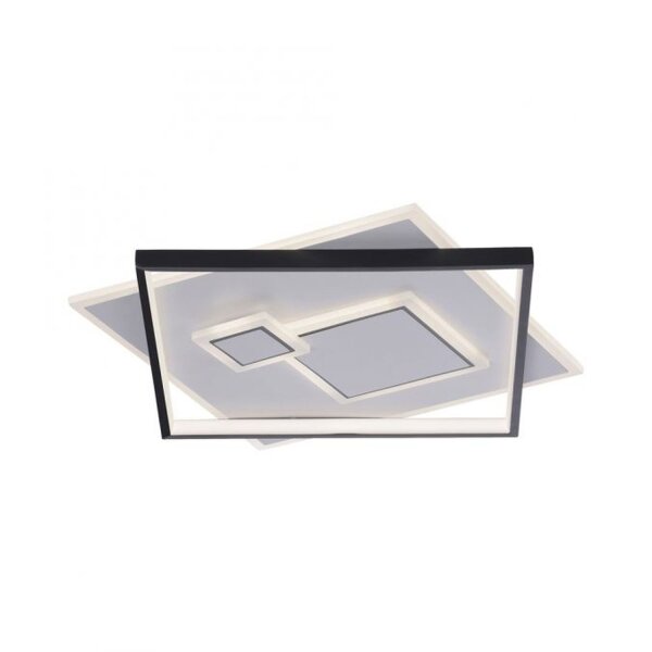 Lampe de plafonnier LED Blanc Noir Blanc chaud 3000 K 4900 lm