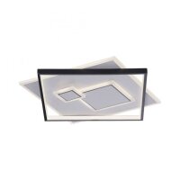 Lampe de plafonnier LED Blanc Noir Blanc chaud 3000 K...