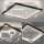 Lampe de plafonnier LED Blanc Noir Blanc chaud 3000 K 4900 lm