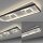 Lampe de plafonnier LED Blanc Noir Blanc chaud 3000 K 97,5 cm