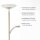 Lampadaire LED avec bras de lecture laiton verre 181 cm 3900 lm
