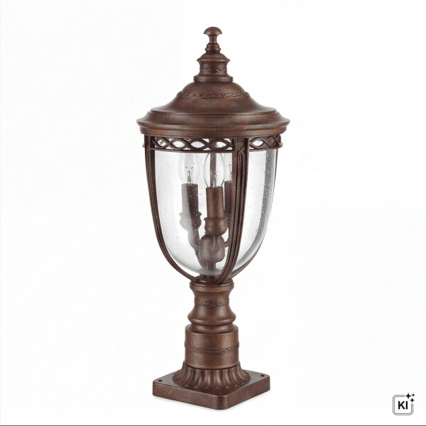 Eclairage de chemin de jardin en bronze antique résistant aux intempéries