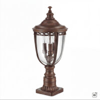 Eclairage de chemin de jardin en bronze antique...
