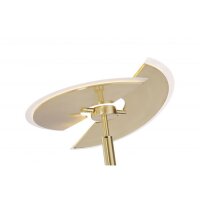 Lampadaire LED lampe de lecture en laiton verre 200 cm...