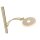 Lampadaire LED lampe de lecture en laiton verre 200 cm dimmable