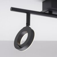 Spot de plafond LED flexible anthracite IP44 50 cm...