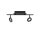 Spot de plafond LED flexible anthracite IP44 50 cm à faible éblouissement