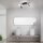 Spot de plafond LED flexible anthracite IP44 50 cm à faible éblouissement