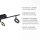 Spot de plafond flexible à LED anthracite IP44 67 cm à faible éblouissement