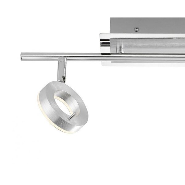 Spot de plafond LED flexible en aluminium IP44 L:50,5 cm