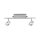 Spot de plafond LED flexible en aluminium IP44 L:50,5 cm