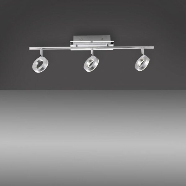 Spot de plafond LED flexible en aluminium IP44 L:67 cm