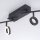 Spot de plafond flexible à LED anthracite IP44 94 cm 26 W