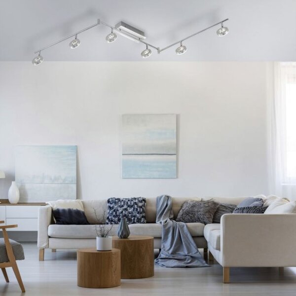 Spot de plafond mobile à LED en aluminium IP44 188 cm