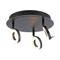 Spot de plafond mobile à LED anthracite IP44...