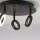 Spot de plafond mobile à LED anthracite IP44 Ø33,5 cm