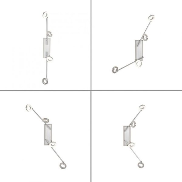 Spot de plafond à LED mobile en aluminium IP44 94 cm