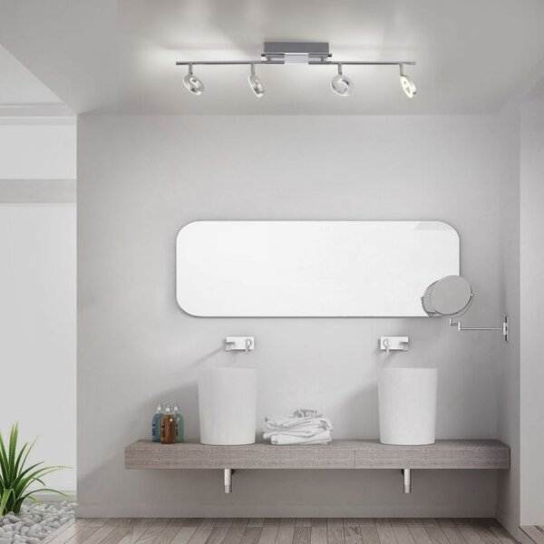 Spot de plafond à LED mobile en aluminium IP44 94 cm