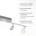 Spot de plafond à LED mobile en aluminium IP44 94 cm