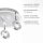 Spot de plafond à LED flexible en aluminium IP44 Ø33,5 cm