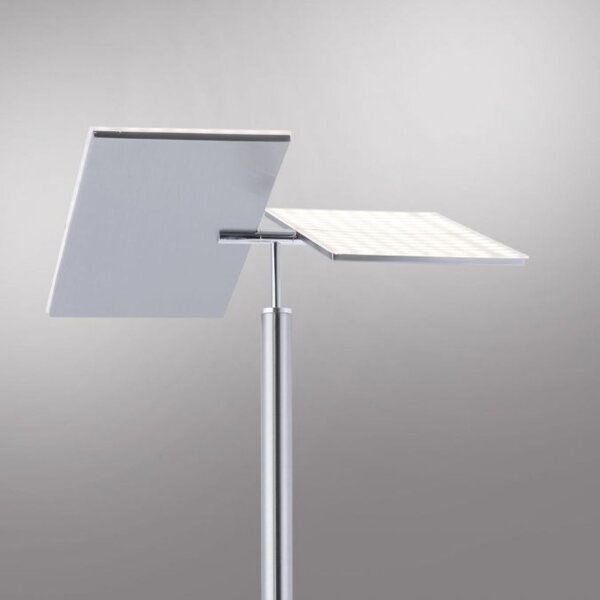 Lampadaire LED à intensité variable en acier verre 199 cm